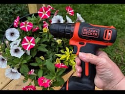 Planted Flowers & used power tools! Plus a Blooper!
