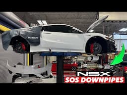Unlocking Performance with Science of Speed Sport Downpipe Set // 2017 NC1 ACURA NSX (Ep3)