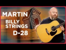 The Perfect In-Between Dreadnought? Martin's D-28 Billy Strings Signature Acoustic Guitar