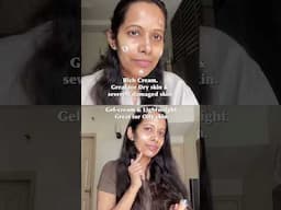 Indian vs Korean Barrier creams comparison ( my picks ) #ytshorts