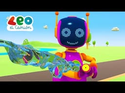 Leo el Camión - Diversión de verano 1 hora en español | Aventuras acuáticas con Leo y los robots