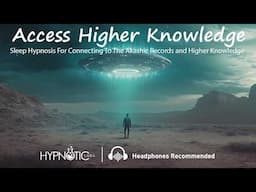 Sleep Hypnosis For Connecting To The Akashic Records and Higher Knowledge (UFO Metaphor, Meditation)