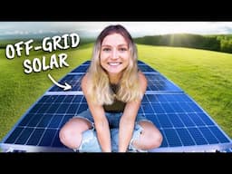We're Going Off-Grid (van life conversion)