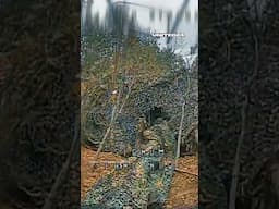 Ukrainian Fiber Optic FPV Drone Hit Russian SPH #warinukraine #drone