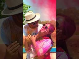 HAPPY HOLI everyone !! #happyholi #coupletravel #couplegoals #couple #holisong #holifestival #holi