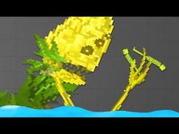 CORN SCP 096 Eats Every RAGDOLL in Melon Sandbox Playground