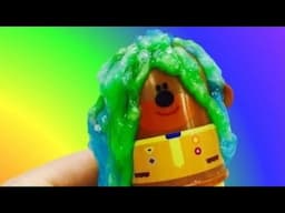 HEY DUGGEE SLIME Hair Fun Sensory Pretend Toys Play Compilation