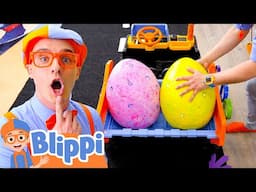 Blippi's Hunts for Dino Eggs! | Blippi's Stories and Adventures for Kids | Moonbug Kids