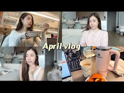 New York Diary | April Office Days | Heathy Work Lunch 🥗 | 四月纽约vlog｜Goelia 购物分享｜春天通勤穿搭🌼
