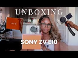 Unboxing My New Vlogging Camera! | SONY ZV-E10 | Accessories and First Impressions