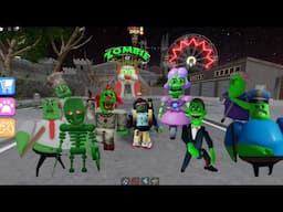 Zombie fastest Speed Runs just with Speed Coil! in Barry, Epic School, Carnival #roblox scary obby
