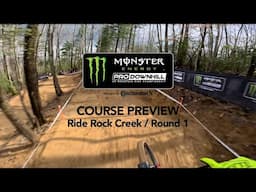 Dante Silva POV Course Preview at Ride Rock Creek | Monster Energy Pro Downhill Series 2025