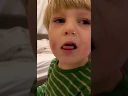 Impressive Snot Bubble #babyshorts #babyboy #babyfunny