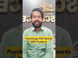 How was your Psychology HSC Board Exam 2025 paper ? Please Comment #boards #hsc #psychology #exams