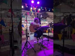 Johnny come lately 🎸  #acoustic #guitar #localmarket #singing #thailand #huahin