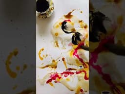 Coffee portrait painting using coffee, ink and a calligraphy brush #coffeepaintingtutorial