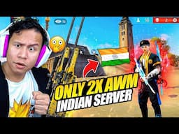2x Awm Only Gameplay in Indian Server ❤️ Tonde Gamer