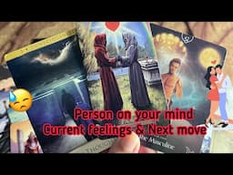 Person on your mind : Current Feeling/emotions of your person💞Next Move🫣Hindi tarot card reading