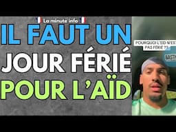 CE MONSIEUR VEUT UN JOUR FÉRIÉ POUR L'AID ET DÉNONCE LES FÊTES CHRÉTIENNE