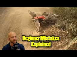 New Rider's Biggest Mistakes & Motorcycle Crashes Reviewed