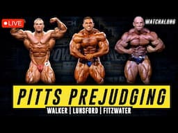 LIVE 🔴 Pittsburgh Pro PREJUDGING (Bodybuilding & Classic Physique) - Watchalong