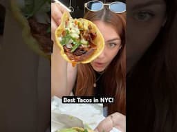 Only eating the best tacos in NYC for a full day! #foodie #shorts #tacos #eating #nycfood