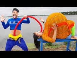Eid Spacial Top Tranding  Comedy Video Amazing Funny Video 😂 Try To Not Laugh 2025 Episode 329 By B