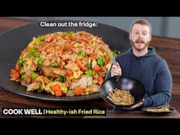 Clean out the fridge Chicken Fried rice.