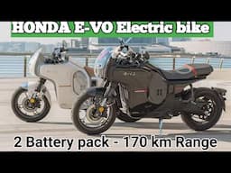 Honda’s First EV Bike, E VO Launched: 170 km Range, Features, And Price Revealed