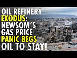 Newsom BEGS Oil Companies To Stay After DESTROYING Industry | Taxpayer Gas Price NIGHTMARE
