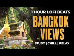 Bangkok From Above: 1 Hour of Stunning Aerial Views & Relaxing Lofi Beats | Thailand Travel Ambience