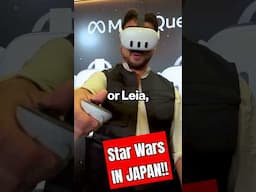 I went ALL THE WAY TO JAPAN to try Star Wars VR on QUEST 3!! #vr #quest3 #starwars #japan