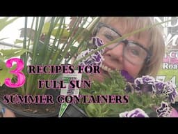 Summer Container Recipes for Full Sun