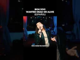 ¿Bon Jovi en español? Así suena Wanted Dead Or Alive #rock #glam #bonjovi