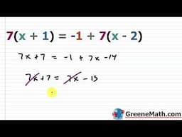 Identifying Types of Equations Practice Test Full Solutions