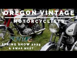 OVM - Oregon Vintage Motorcyclists annual show & swap meet - Rickreal 2025