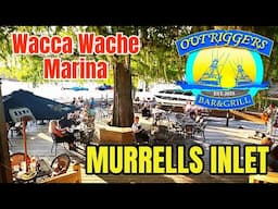 The New Outriggers Bar & Grill Restaurant in Murrells Inlet. At the Wacca Wache Marina.