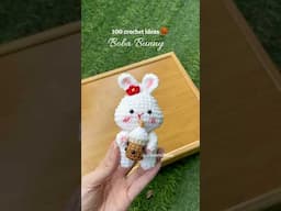 Bunny: Bubble tea ❤️🧋 #crochet #amigurumi #crocheting #crochetideas #bunny #rabbit #giftideas