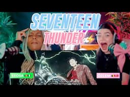SEVENTEEN (세븐틴) 'THUNDER' Official MV reaction | Mute and Livestream version 🩵🩷