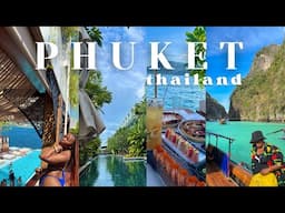 PHUKET Thailand vlog | YONA beach club | girls trip| island hopping | temples | Gugu & Kearabilwe