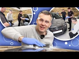 How do car dealers apply paint protection to your car?