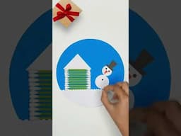 Christmas Craft - Home and Snowman 🎅