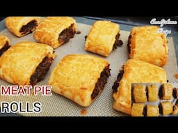How To Make Ghana Party Meat Pie Rolls/Easy & Perfect Meat Pie.