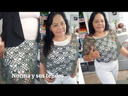 Capita Encajes con Cintilla doble uso #crochet #handmade