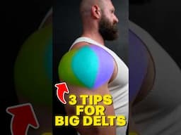 3 Tips For MASSIVE Shoulders! #bigshoulders #bodybuilding