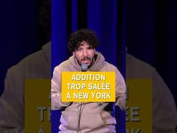 ADDITION TROP SALÉE À NEW YORK - Redouane Bougheraba #humour #standup #sketch