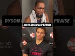 Kevin Durant on Dyson Daniels