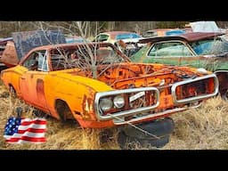 Rotting Relics: Classic Cars Lost in Barns & Junkyards Around the World😨