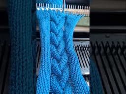 Beautiful Cable Pattern Tutorial #knittingmachine  #knittig #shorts