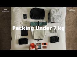 One Bag Travel Packing Under 7 kg | Ucon Acrobatics Yuto Backpack